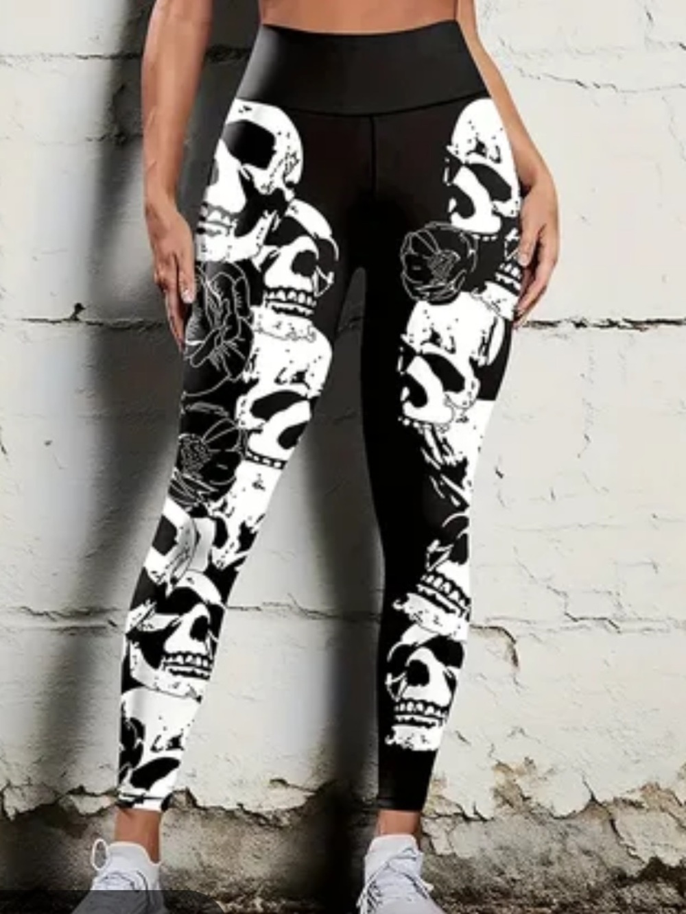 Women's 3D Skeleton Print Leggings nwot